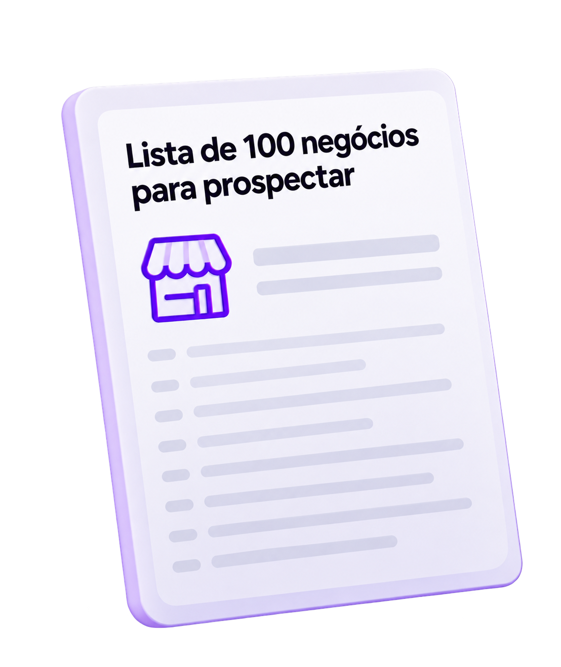 Lista de 100 negócios para prospectar
