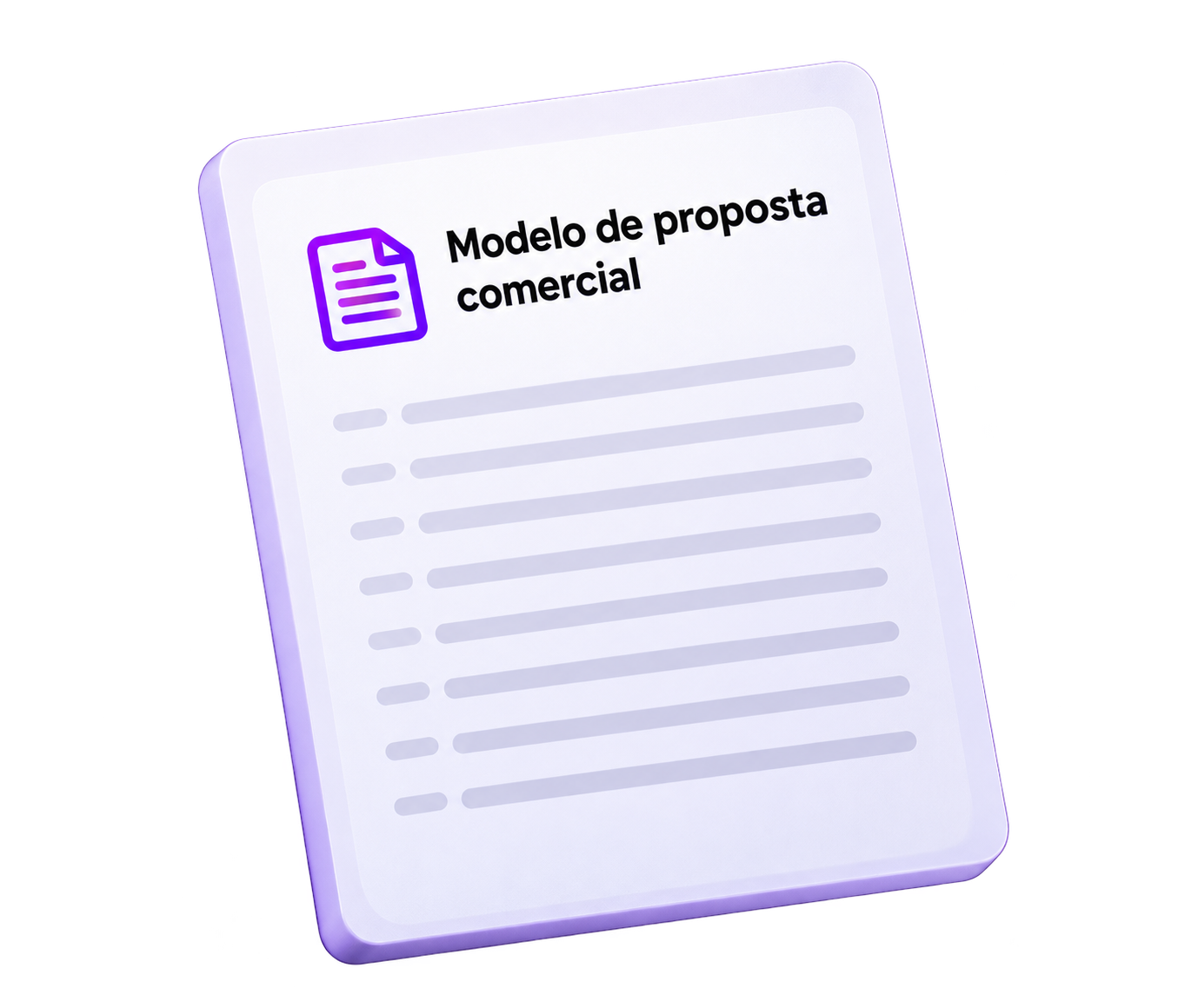 Modelo de proposta comercial